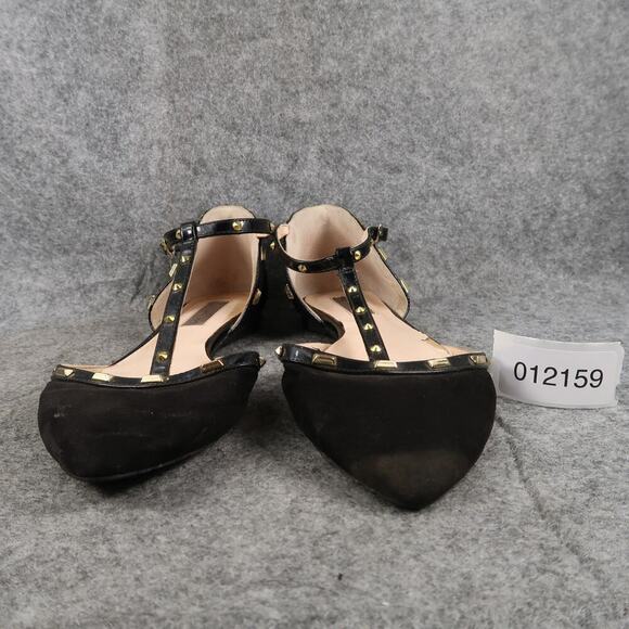 INC International Concepts Shoes Womens 8.5 Flats Closed Toe Ankle Strap Studded - Picture 2 of 12